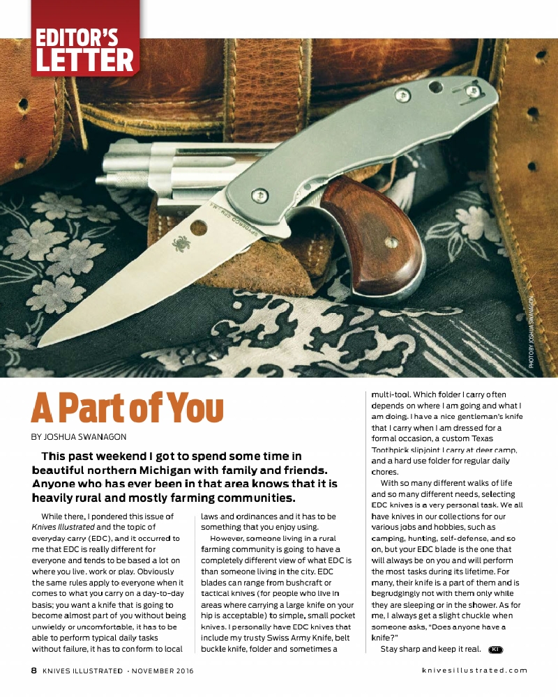 6. Knives Illustrated - November 2016