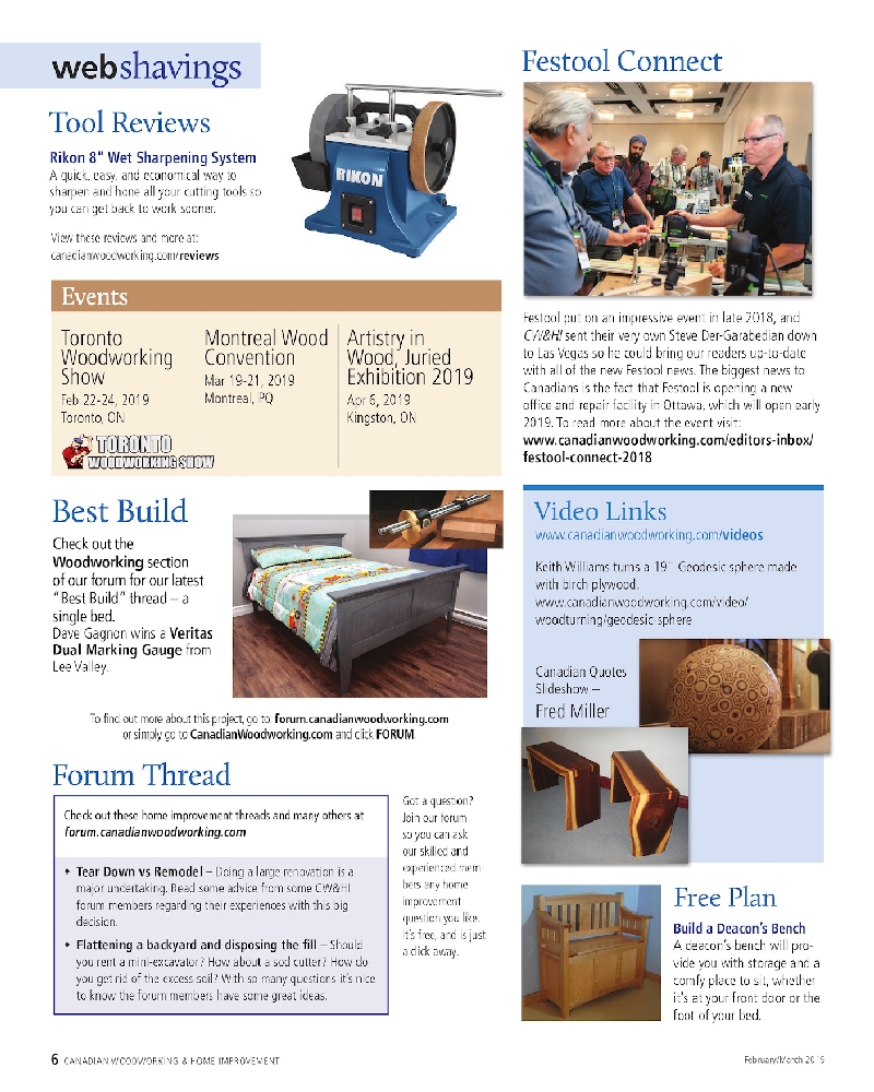 Canadianwoodworking118 Feb Mar 2019