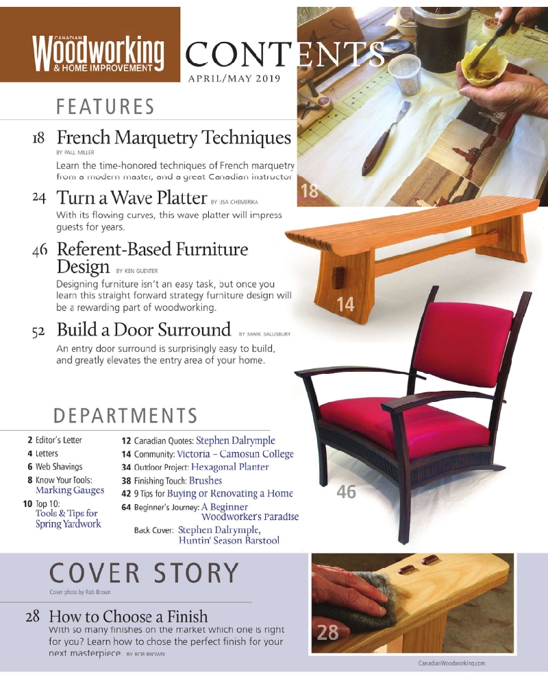 Canadianwoodworking 119 Apr May 2019