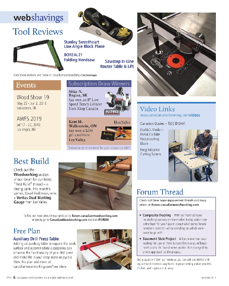 Canadianwoodworking 120 June July 2019