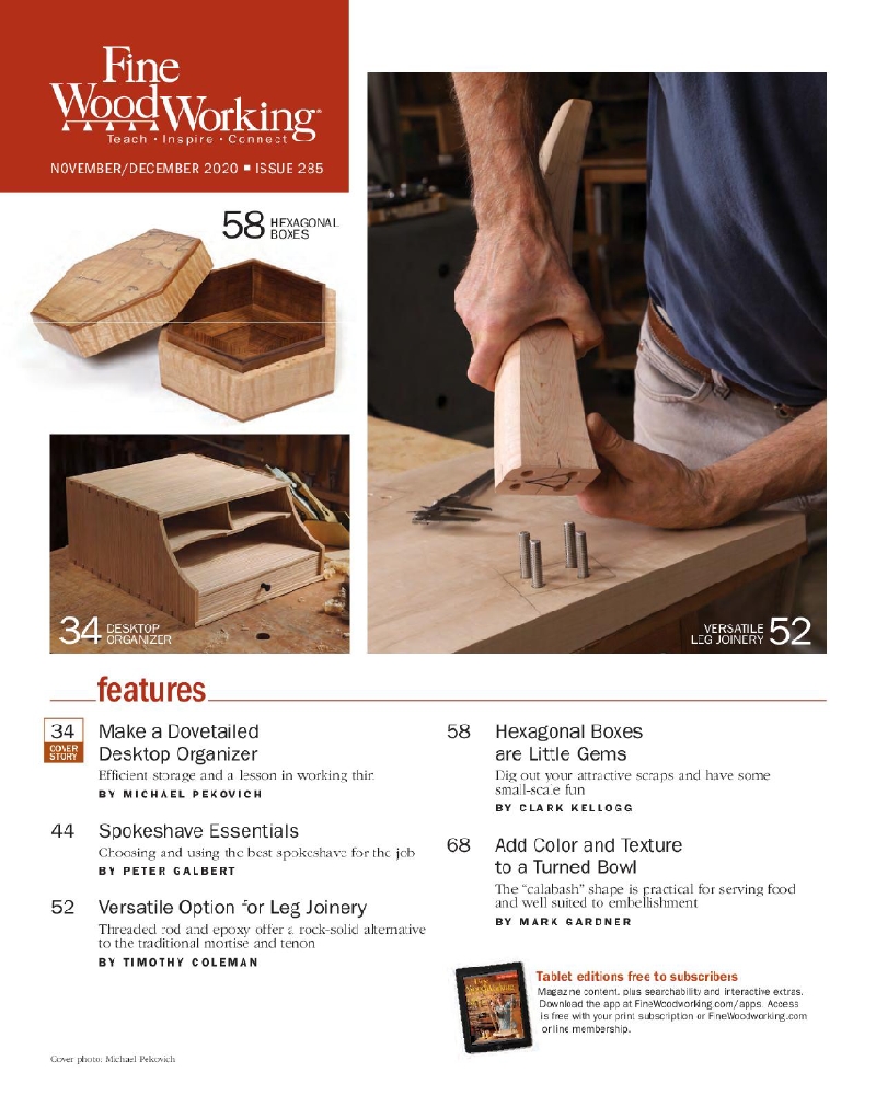 Fine woodworking  285 2020