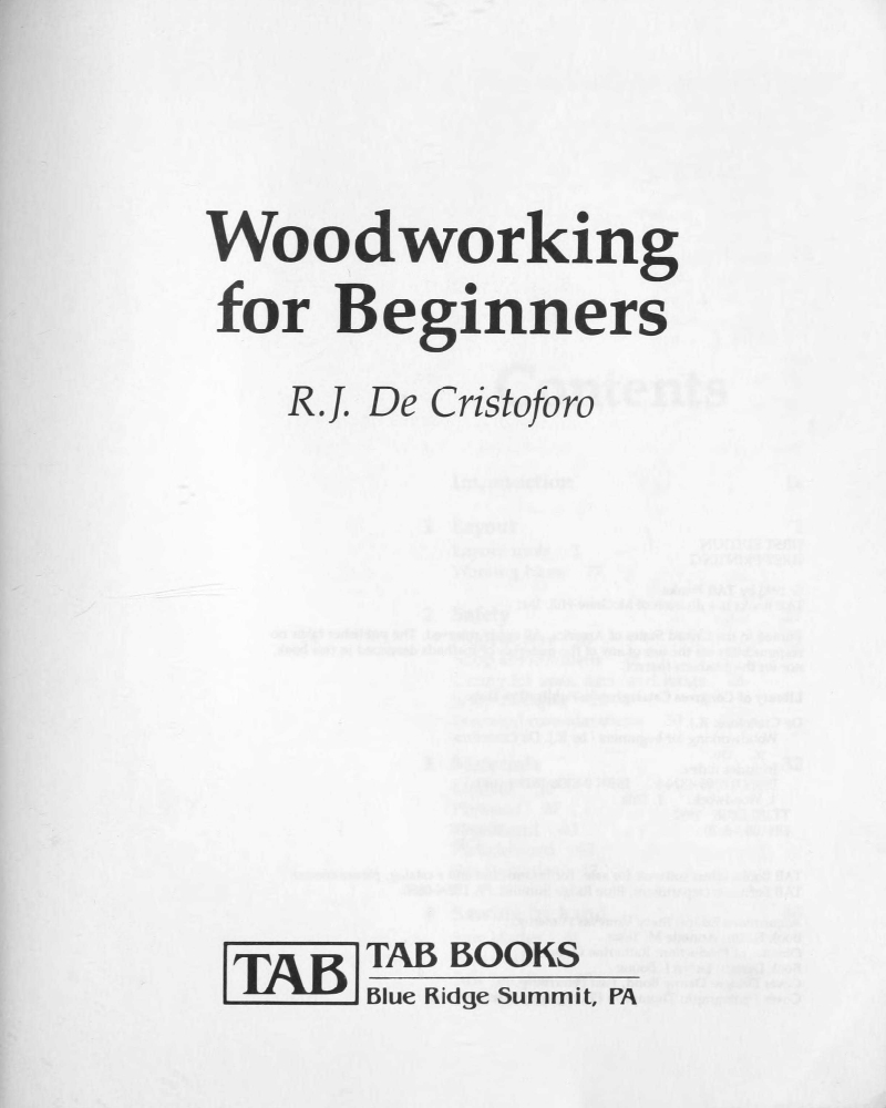 Woodworking for Beginners