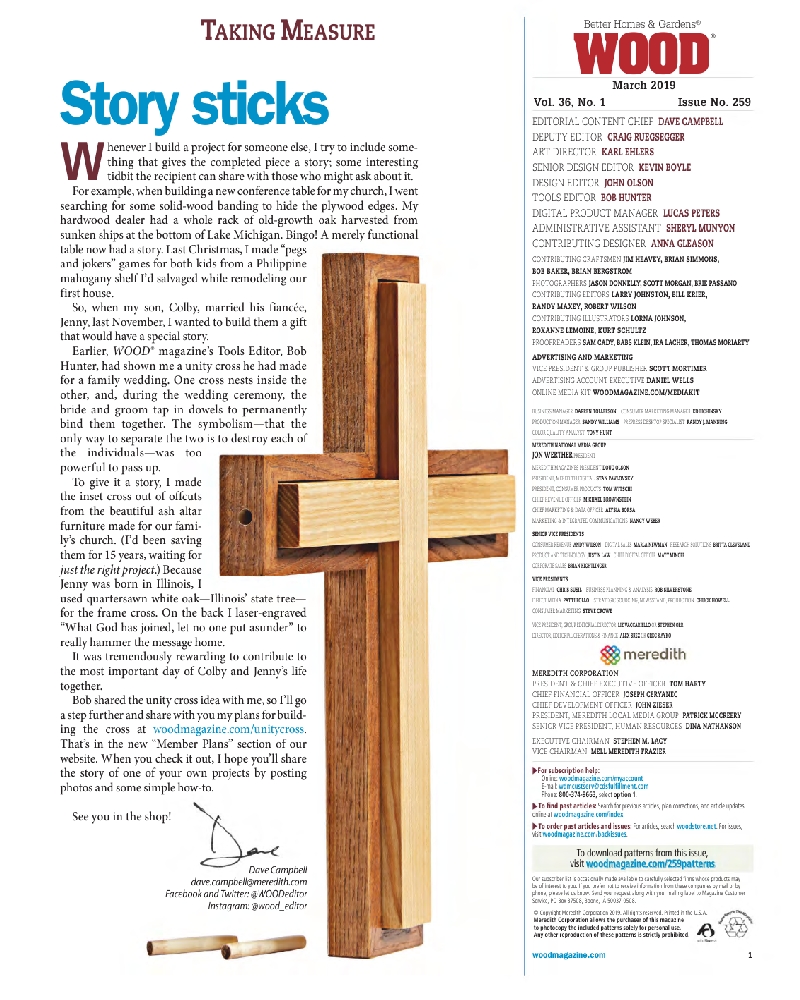 wood Magazine 259 (March 2019)