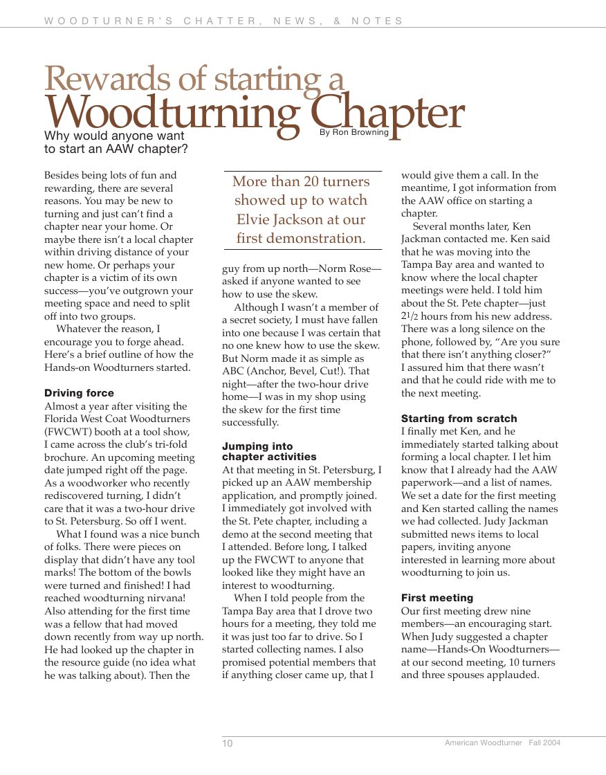 American woodturner第19-03期