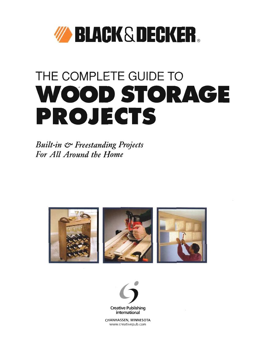 百得园艺家居 the complete guide to wood storage proects 290页