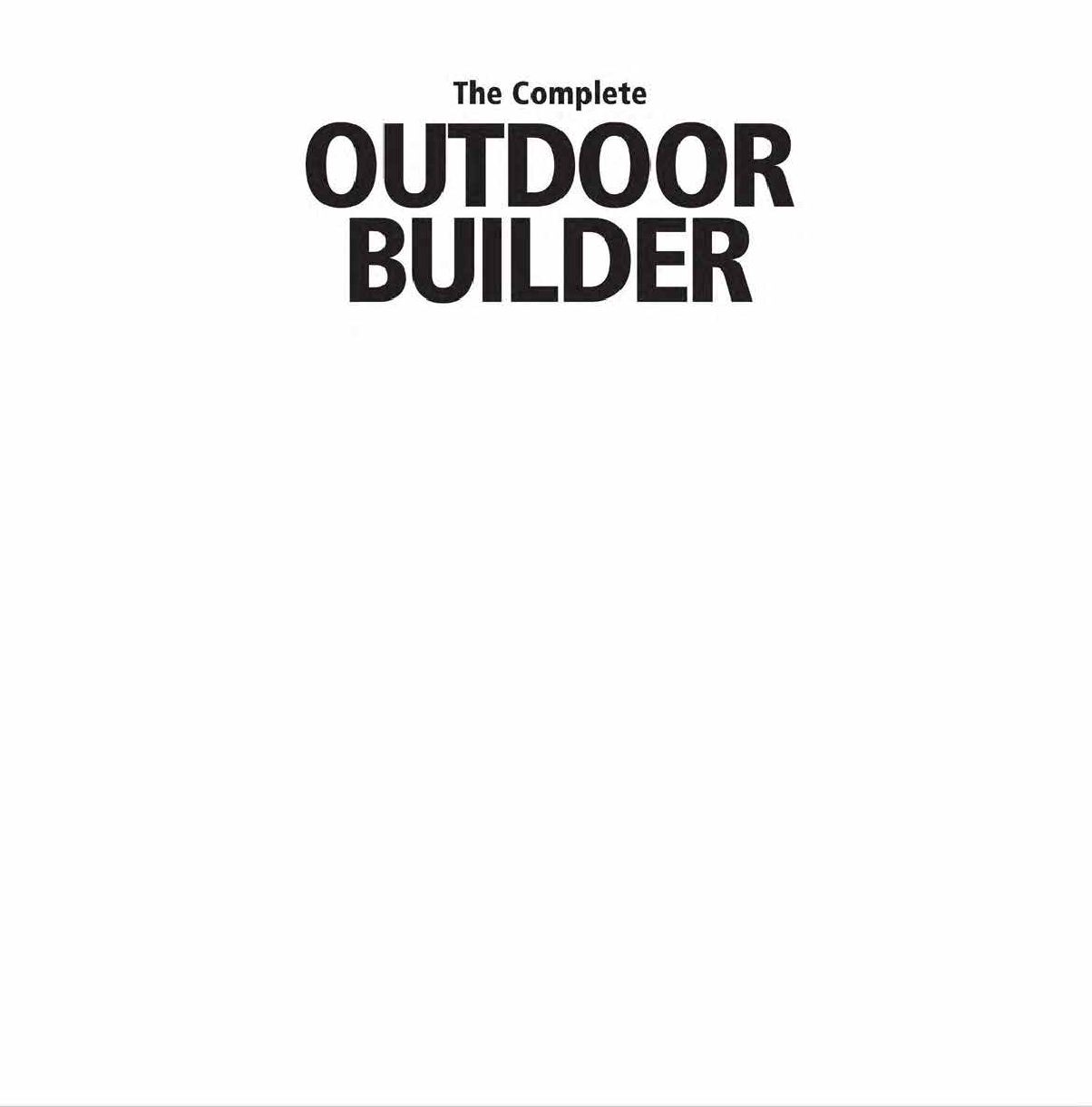 百得园艺家居 the complete outdoor builder 529页