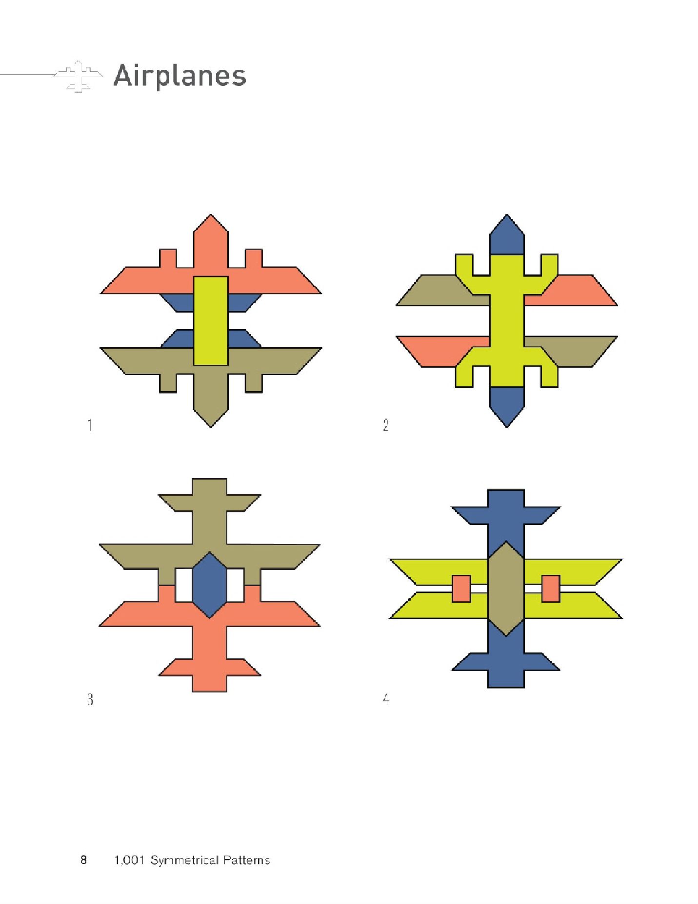 1001 Symmetrical Patterns A Complete Resource of Pattern Designs Created by Evolving Symmetrical Sha