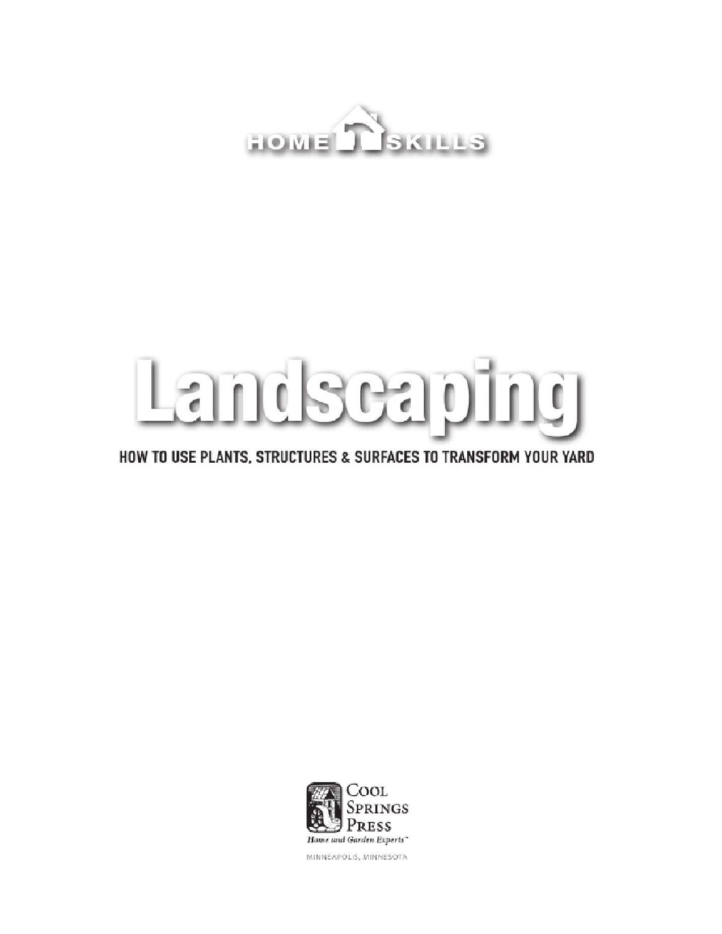 25 14 Home Skills   Landscaping