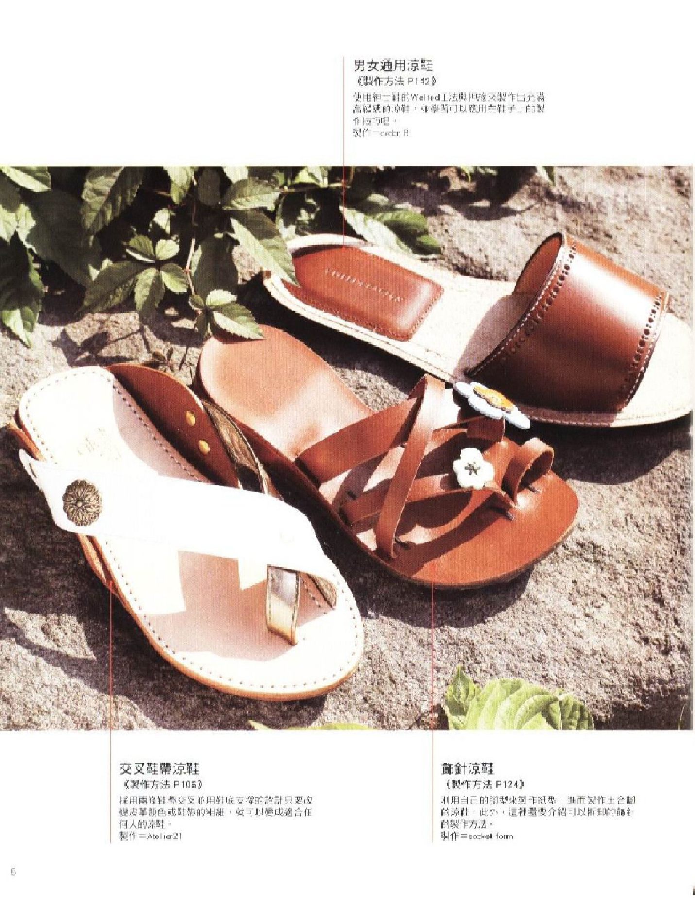 Hand sewing sandal   slipper vol.12 皮革工艺 other