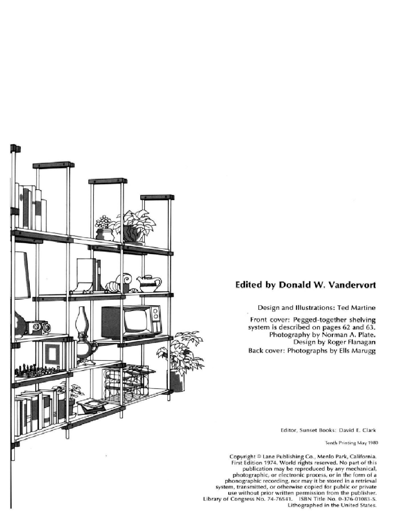 How to Make Bookshelves and Cabinets 1974 如何使書架和櫥櫃