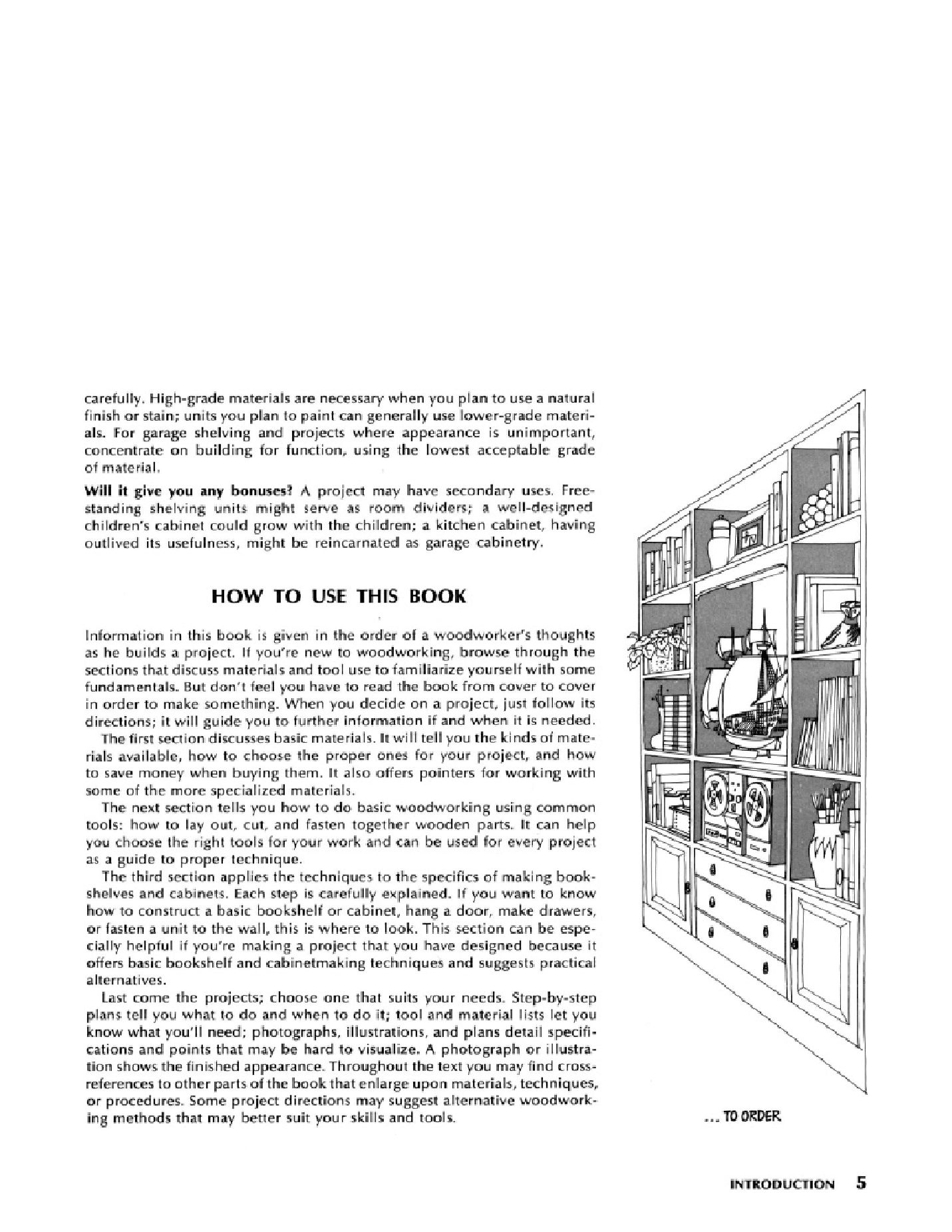 How to Make Bookshelves and Cabinets 1974 如何使書架和櫥櫃