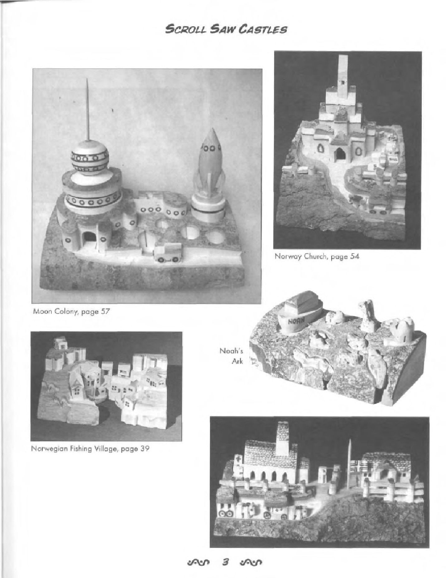 Intarsia  Scroll Saw Castles