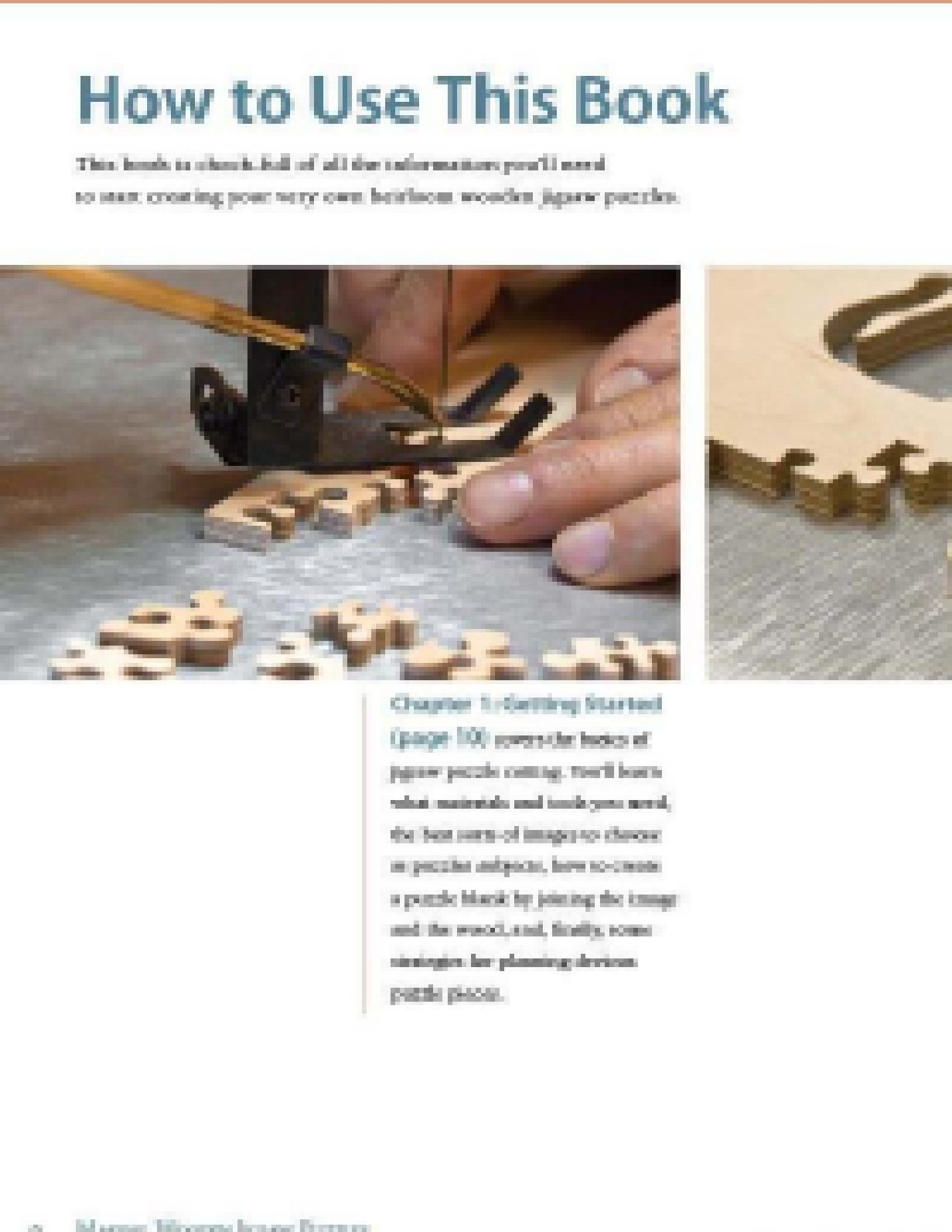 Making Wooden Jigsaw Puzzles