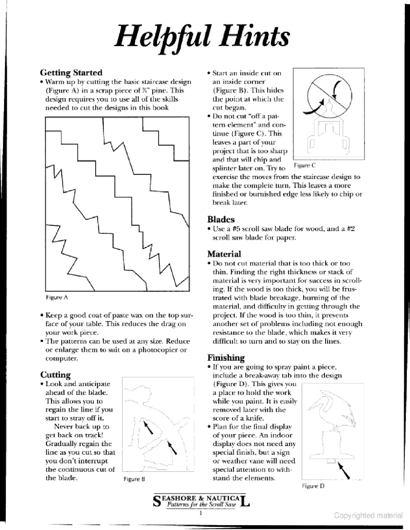 Seashore and Nautical Patterns for the Scroll Saw