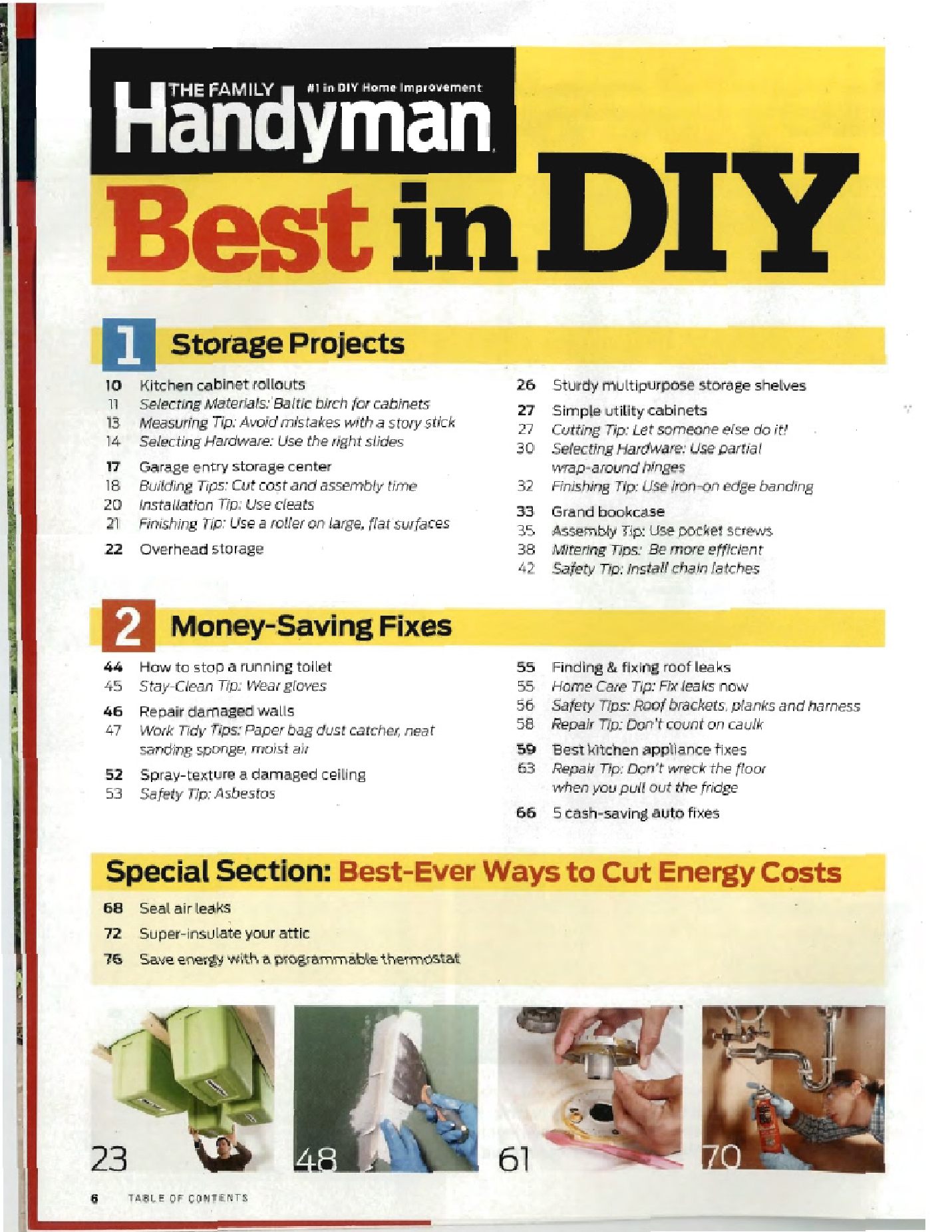 The Family Handyman Best in DIY 2011