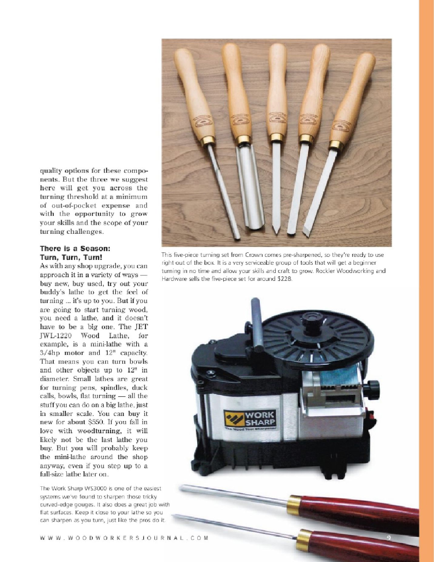 Woodworker s Journal the Ultimate Guide To Woodturning  Fall 2013
