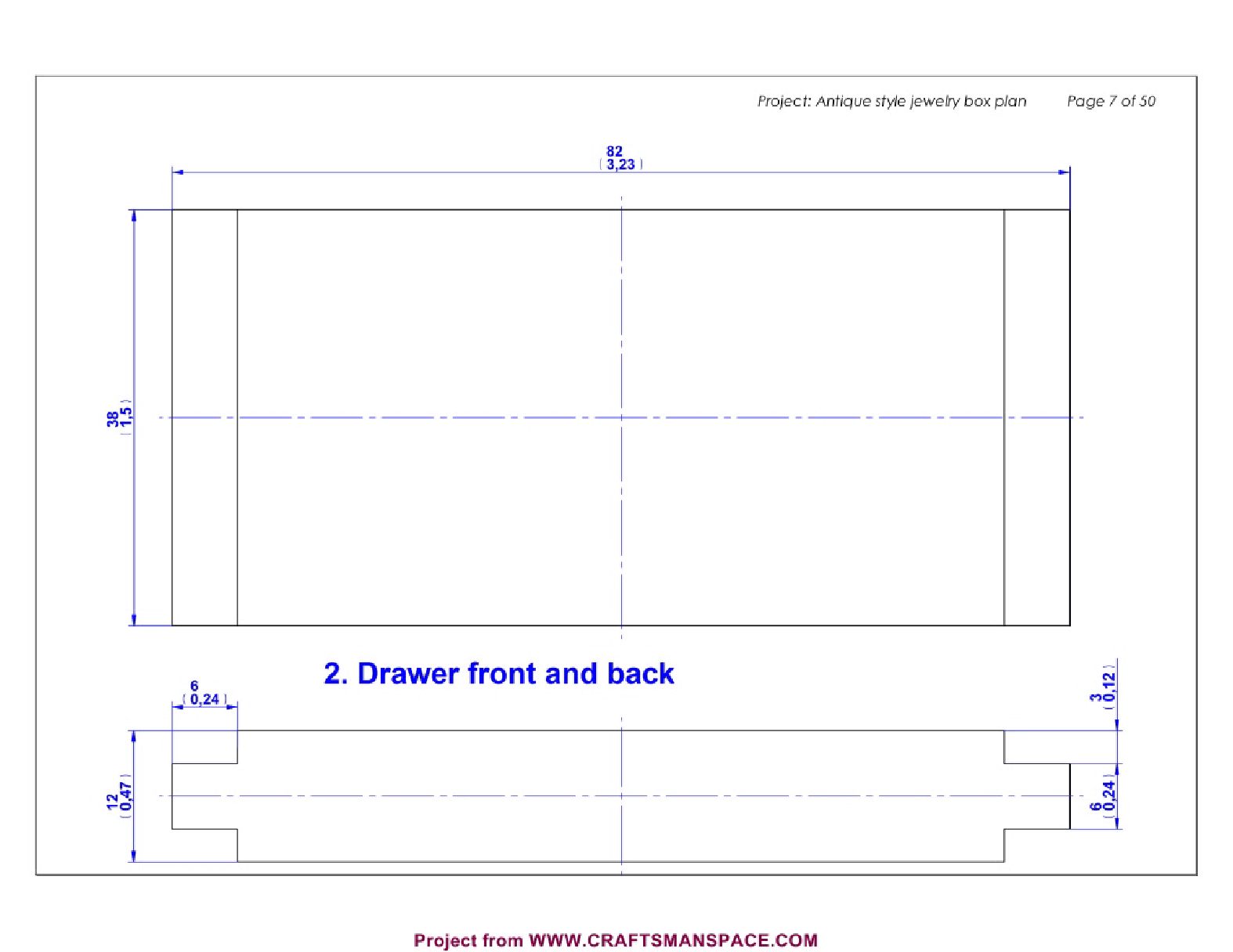 Antique style jewelry box plan_仿古风格的首饰盒计划