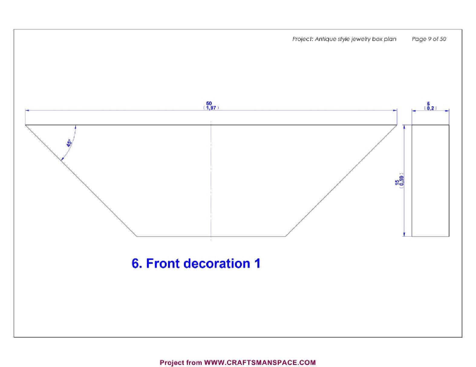 Antique style jewelry box plan_仿古风格的首饰盒计划