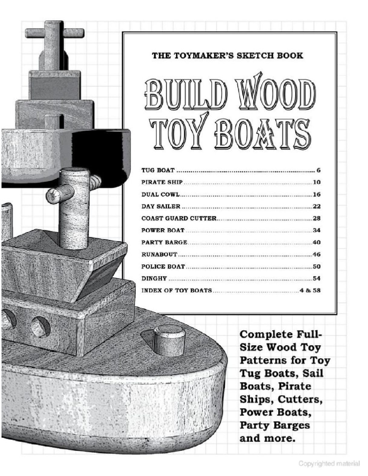 Build wood toy boats