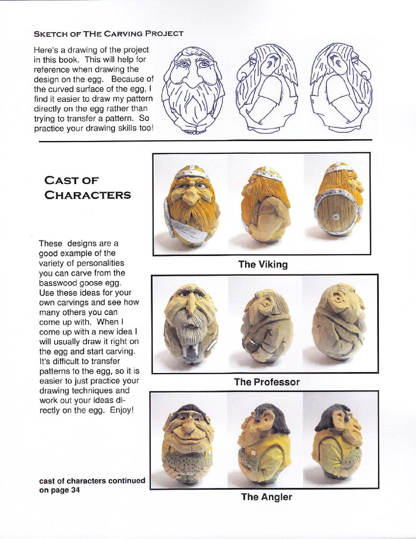 Carving Compact Caricatures_雕刻紧凑漫画 木雕