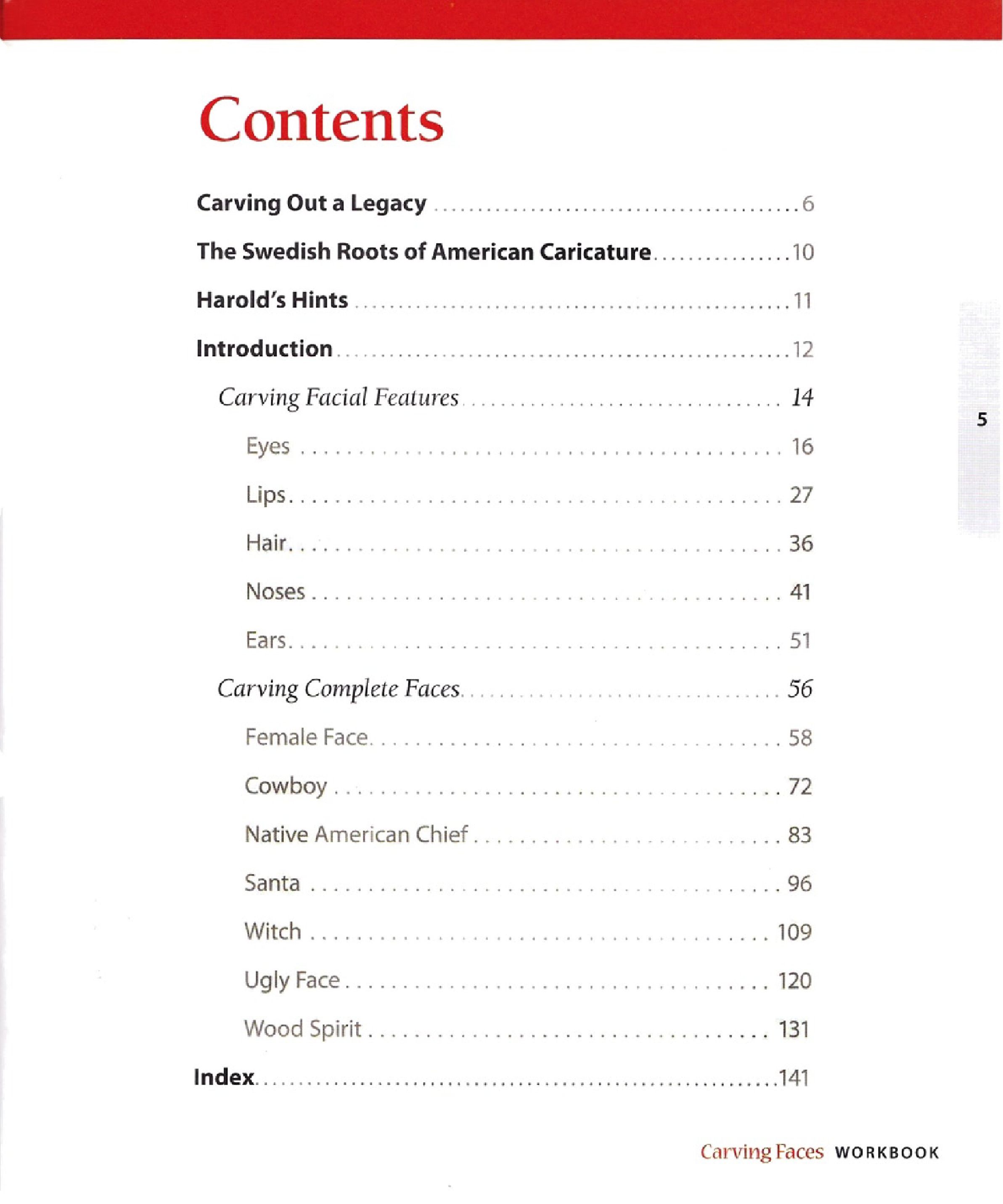 Carving Faces Workbook_ Learn to Carve Facial Expressions and Characteristics with the Legendary Har