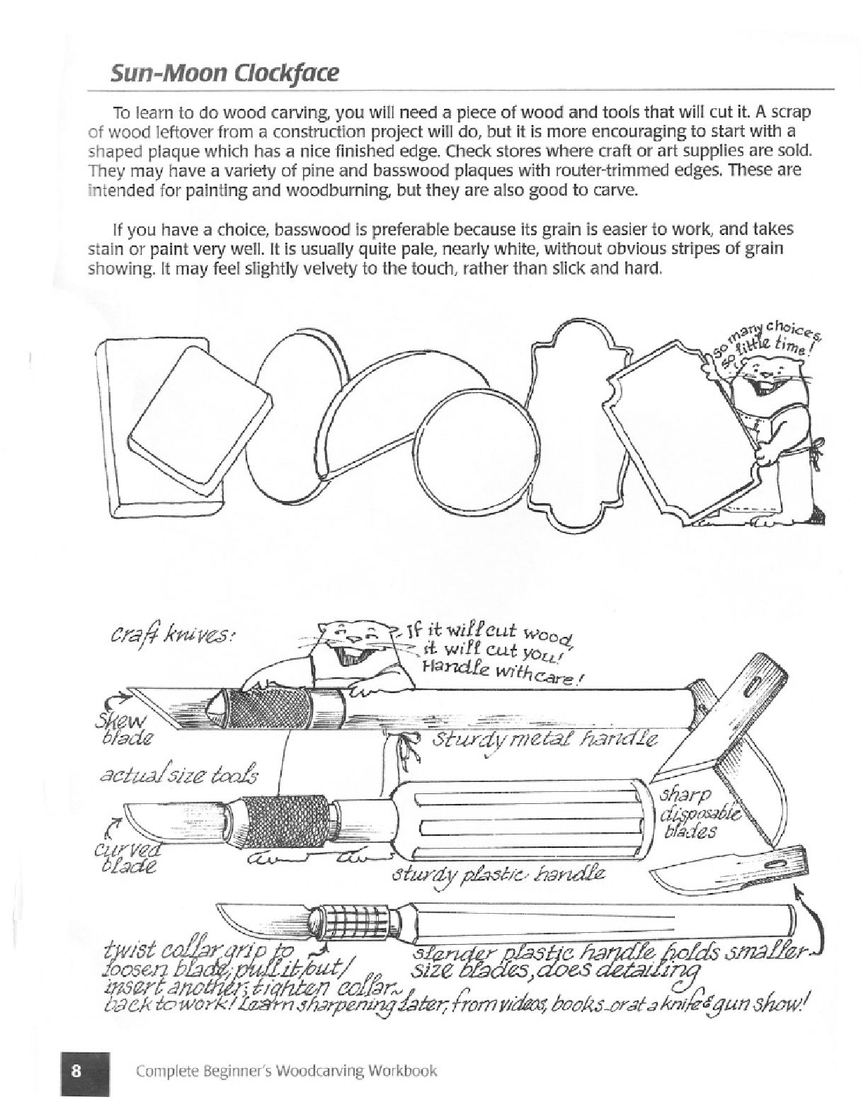 Complete Beginner's Woodcarving Workbook_初学者的木雕工作簿