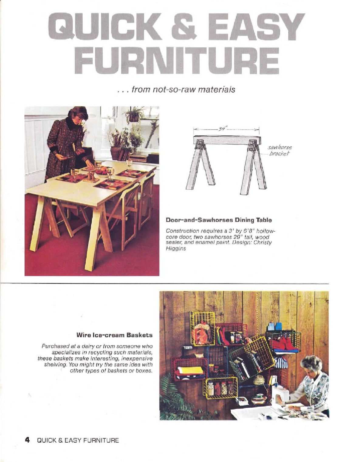 Easy-to-Make Furniture 1981_易于製作家具