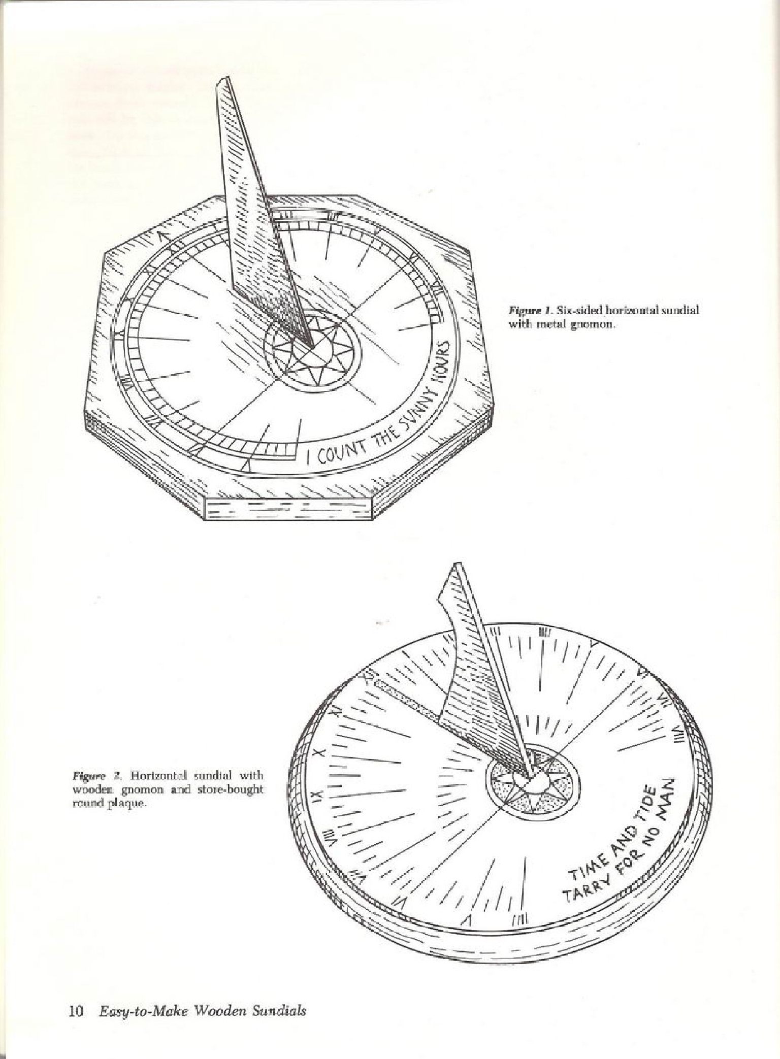 Easy-to-Make Wooden Sundials - Milton Stoneman