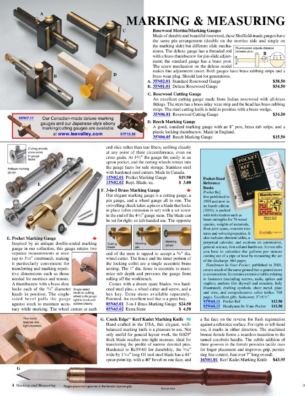 Lee Valley & Veritas - Fine Woodworking Tools - September 2011