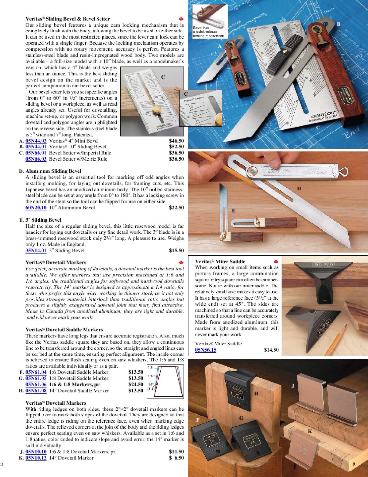 Lee Valley & Veritas - Fine Woodworking Tools - September 2011