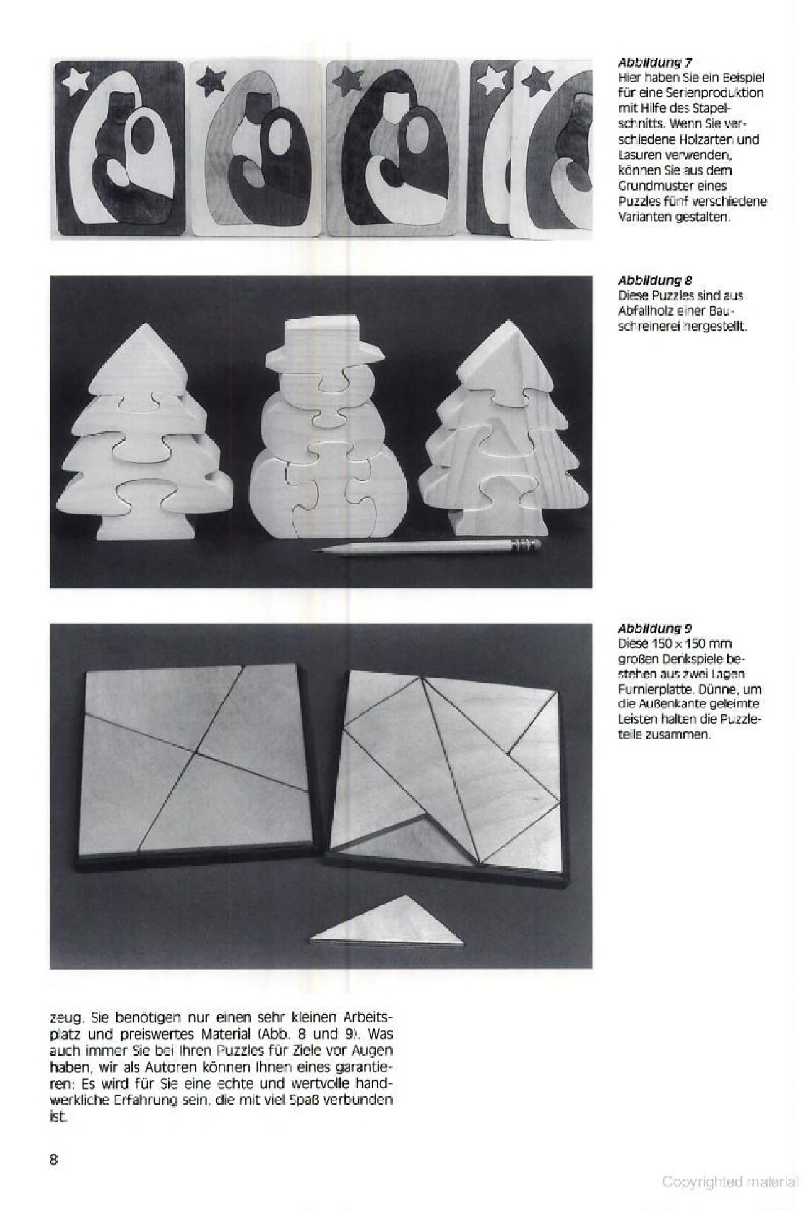 Lustige Puzzles aus Holz selbst gemacht  1993(1)