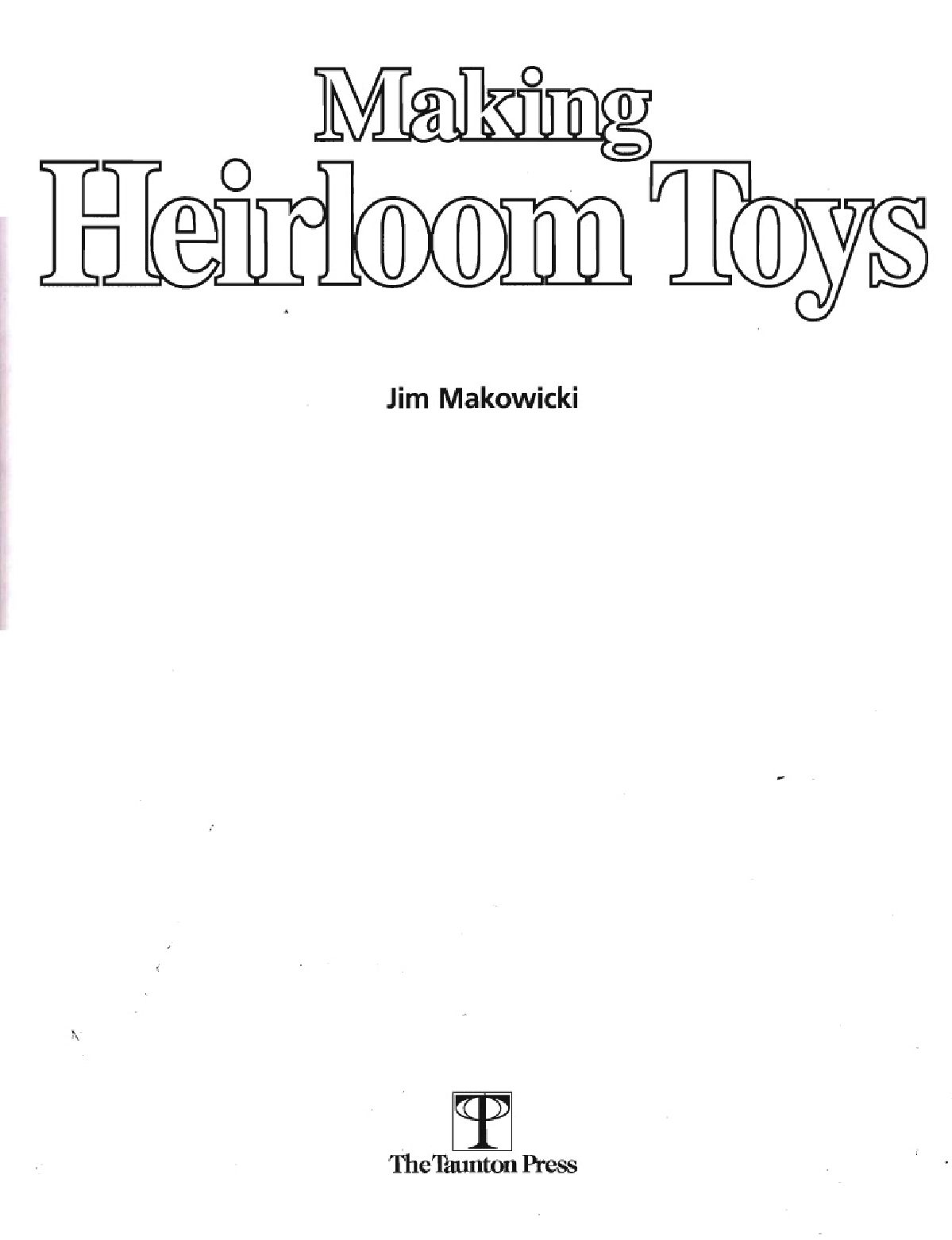 Making+Heirloom+Toys+传世木玩制作手册