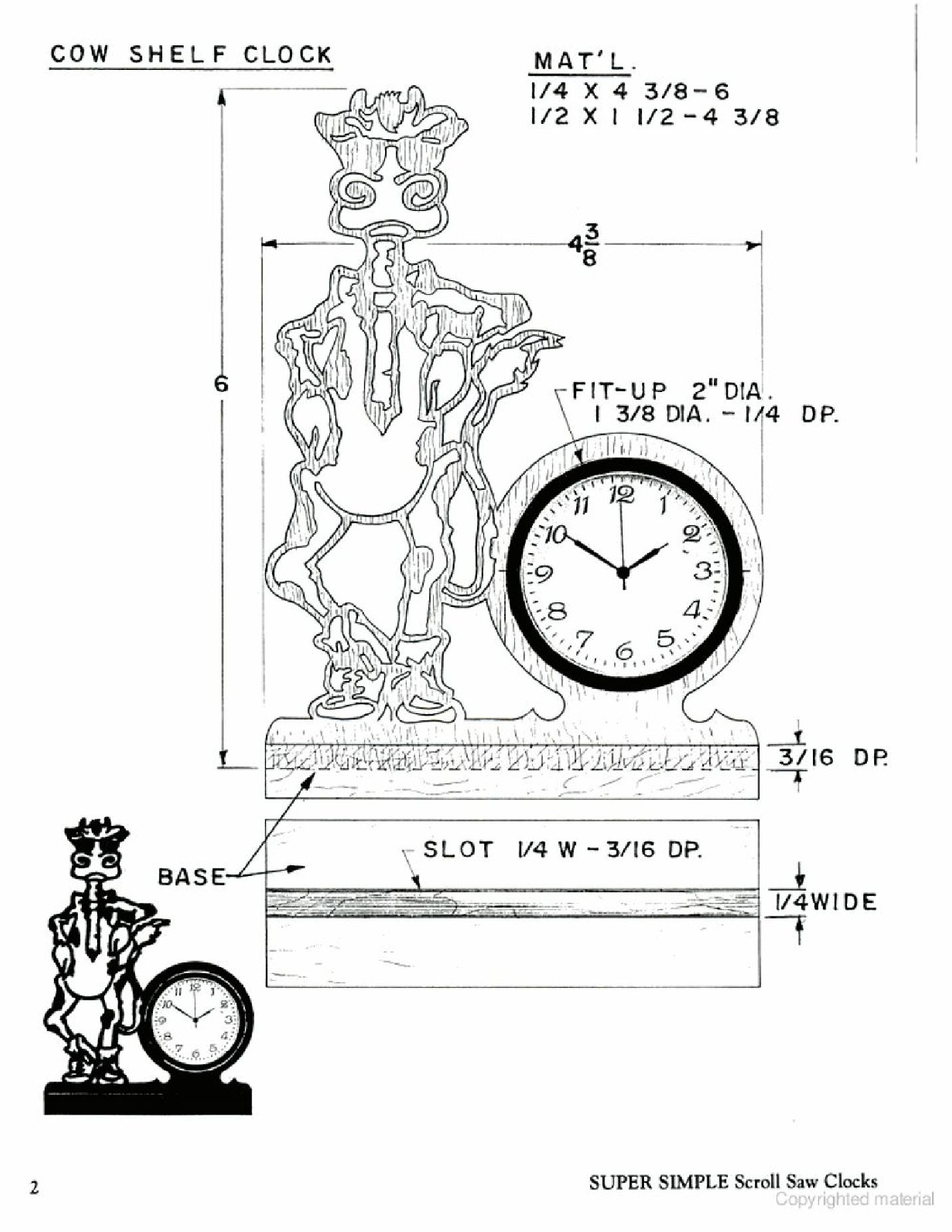 Super Simple Scroll Saw Clocks 40 Designs You Can Make