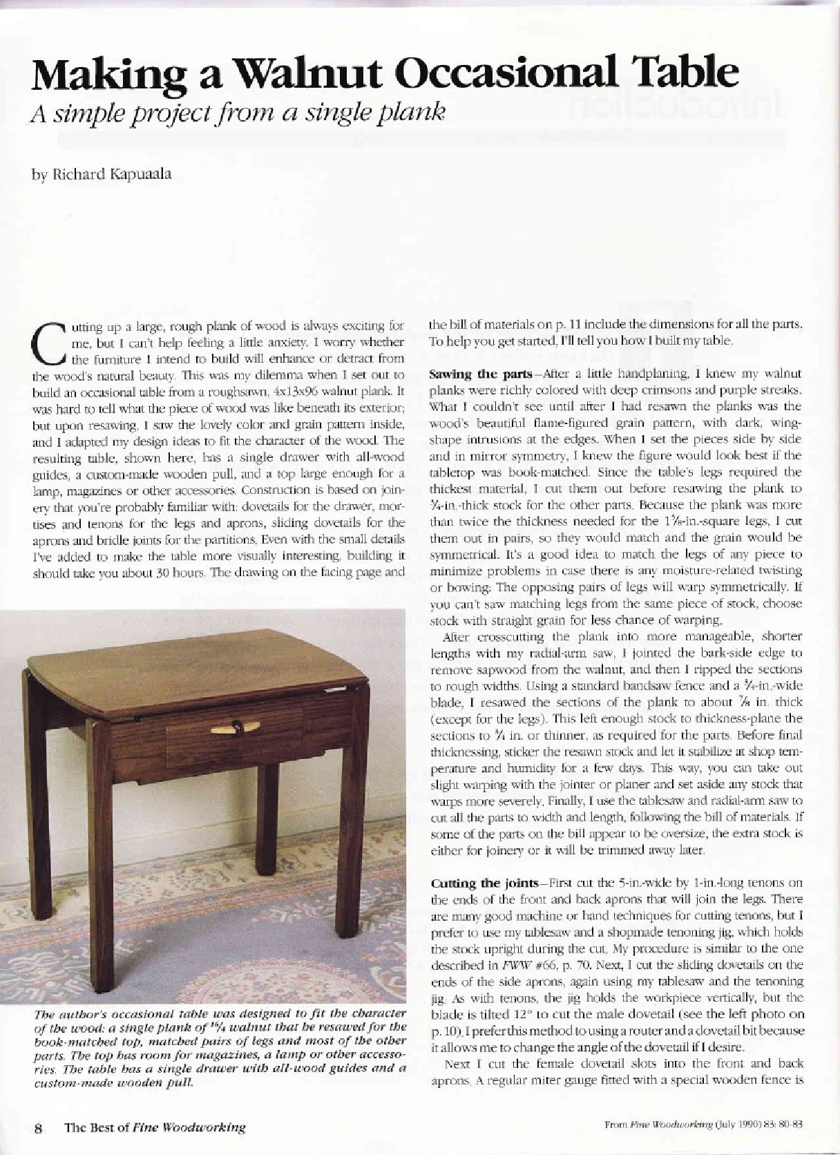 Tables and Chairs - The Best of Fine Woodworking  1990_桌椅-精细木工