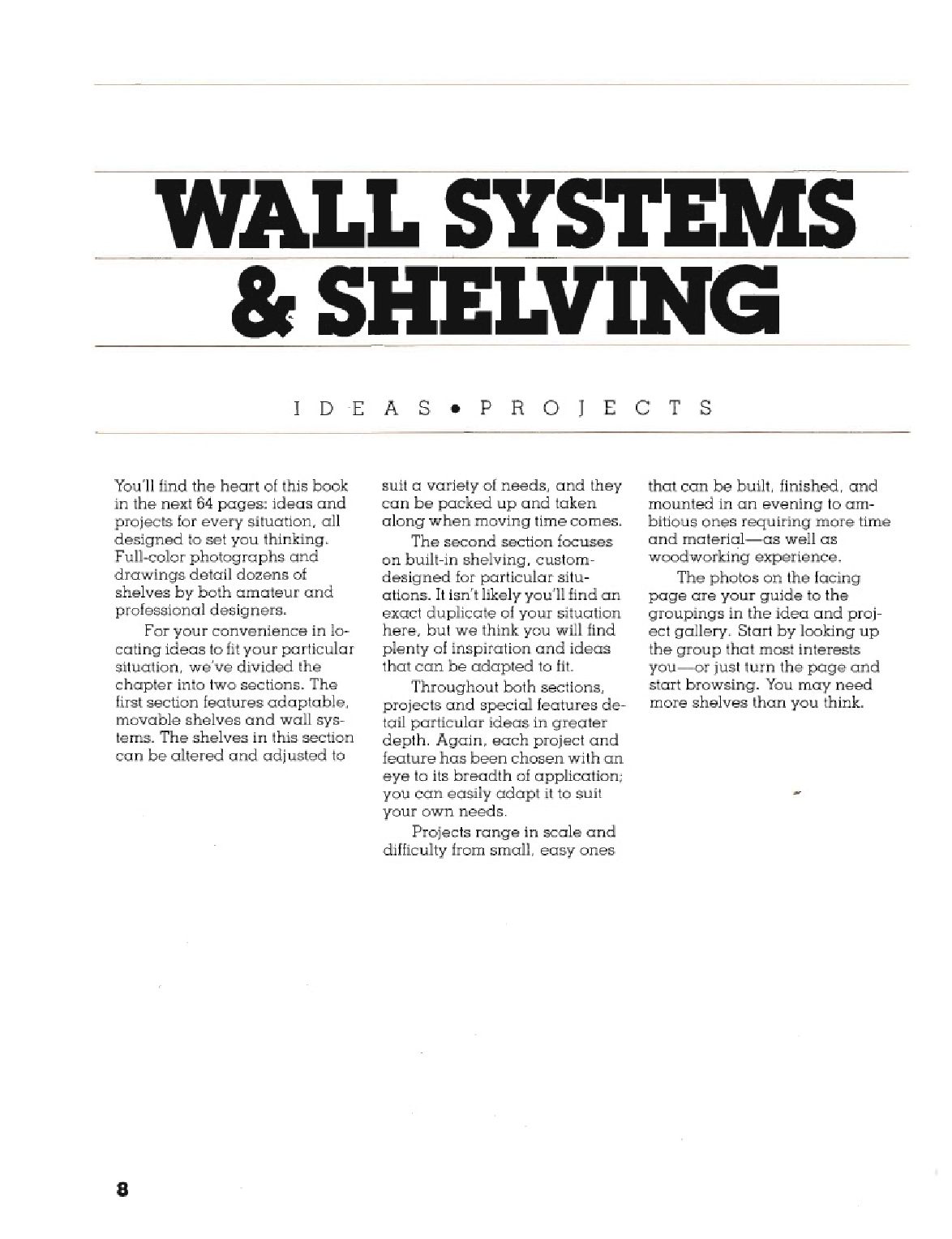 Wall Systems & Shelving 1980 牆系统和货架