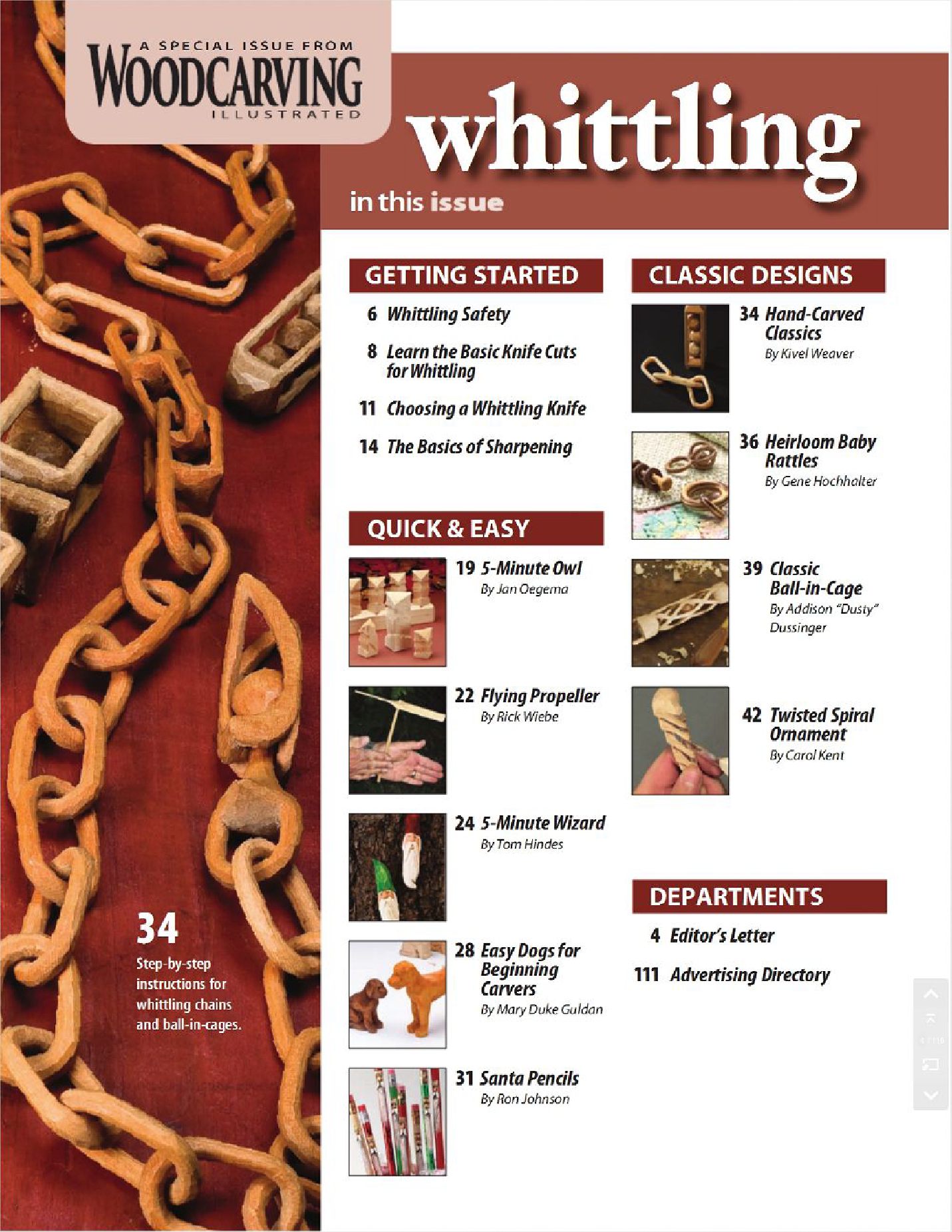 whittling 26 easy projects