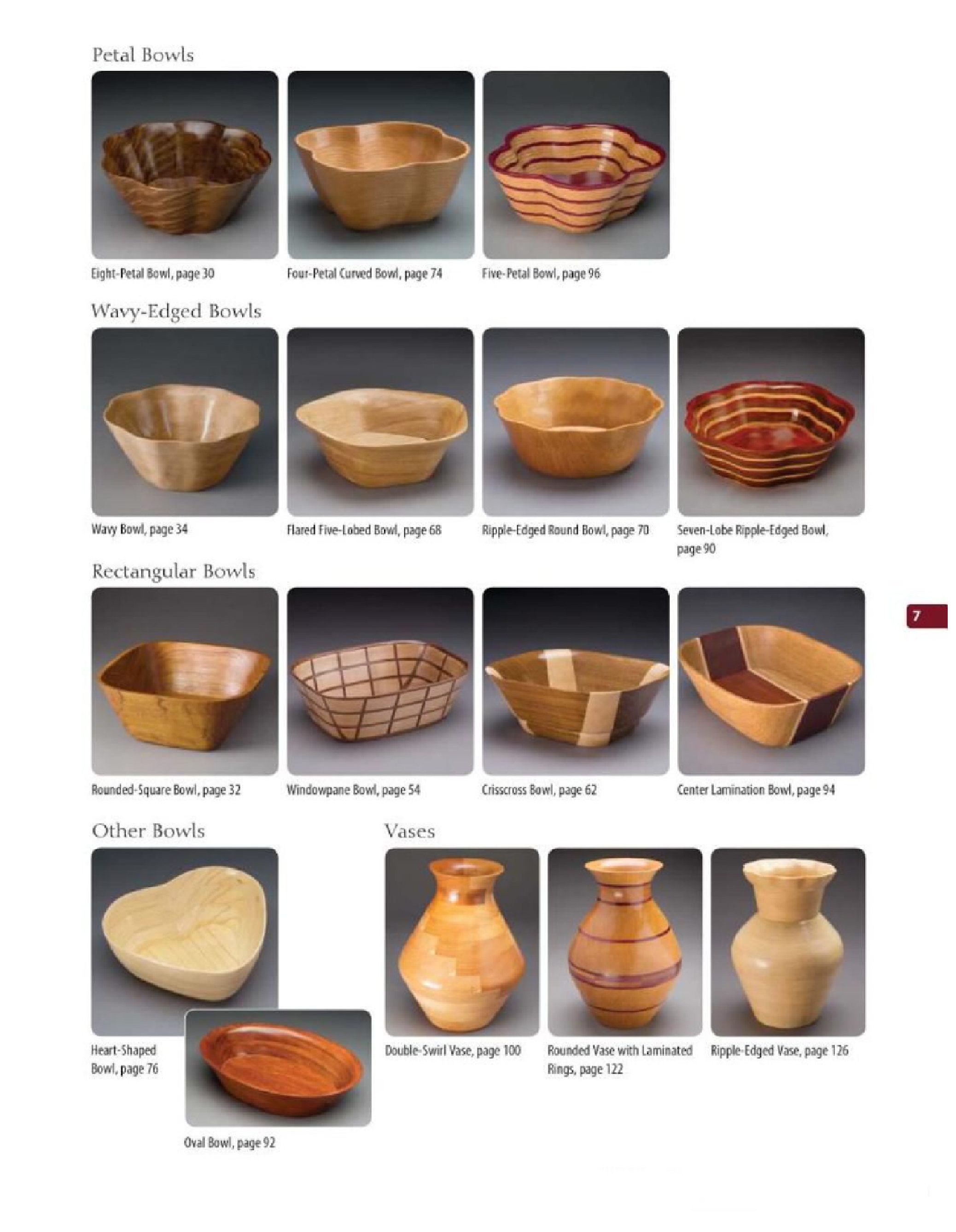 Wooden Bowls from the Scroll Saw