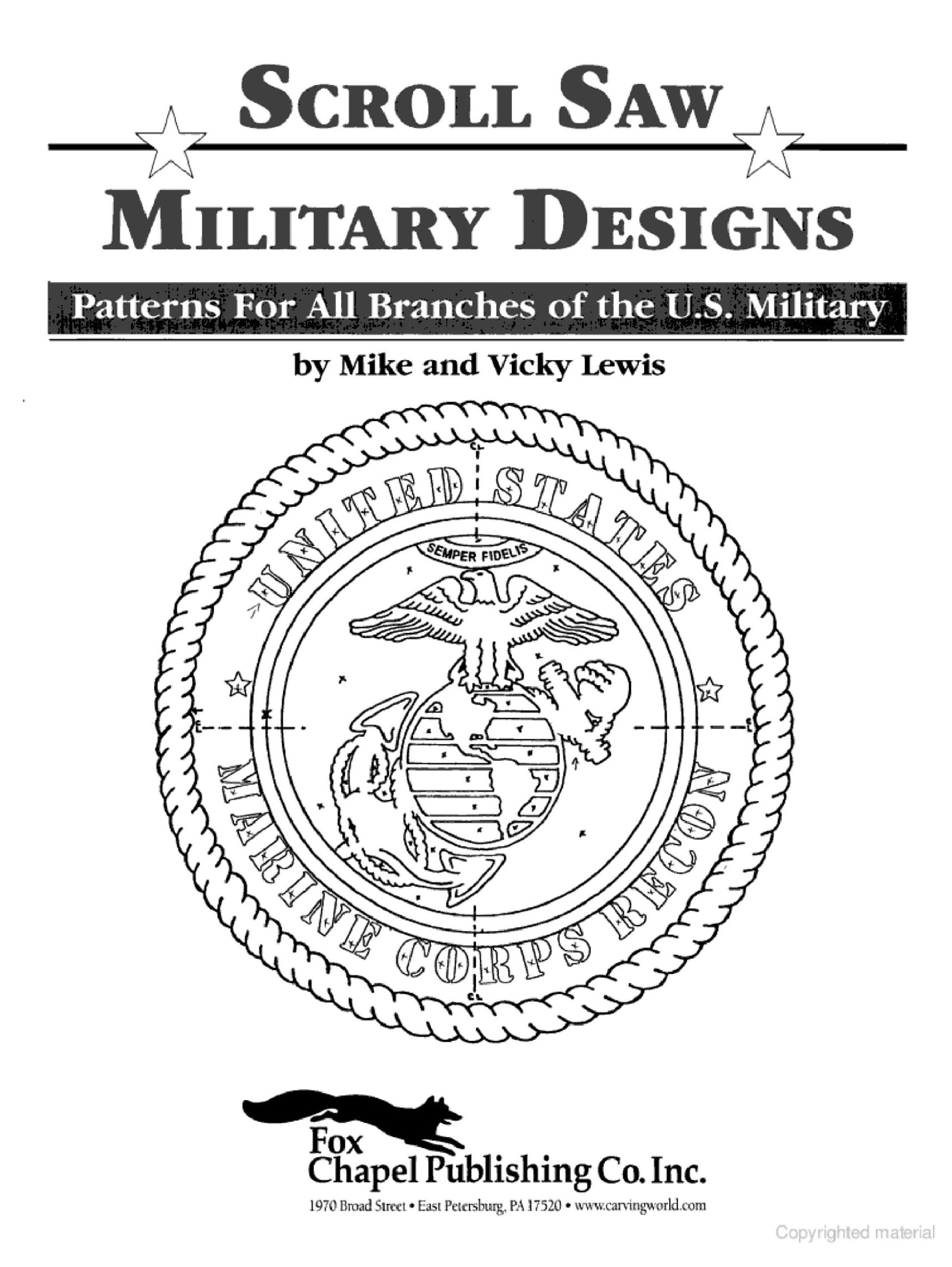 Scroll Saw Military Designs_Patterns for All Branches of the U.S. Military