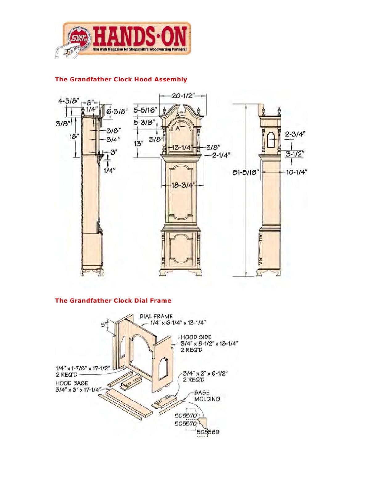 Shopsmith's Web Magazine Plans