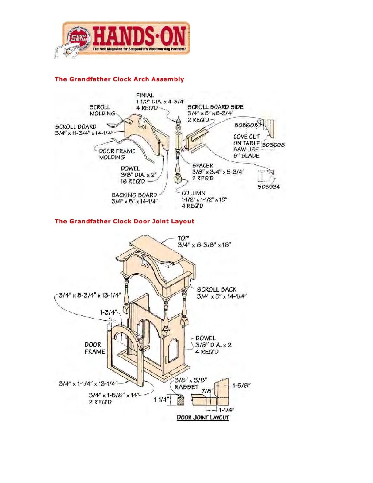 Shopsmith's Web Magazine Plans