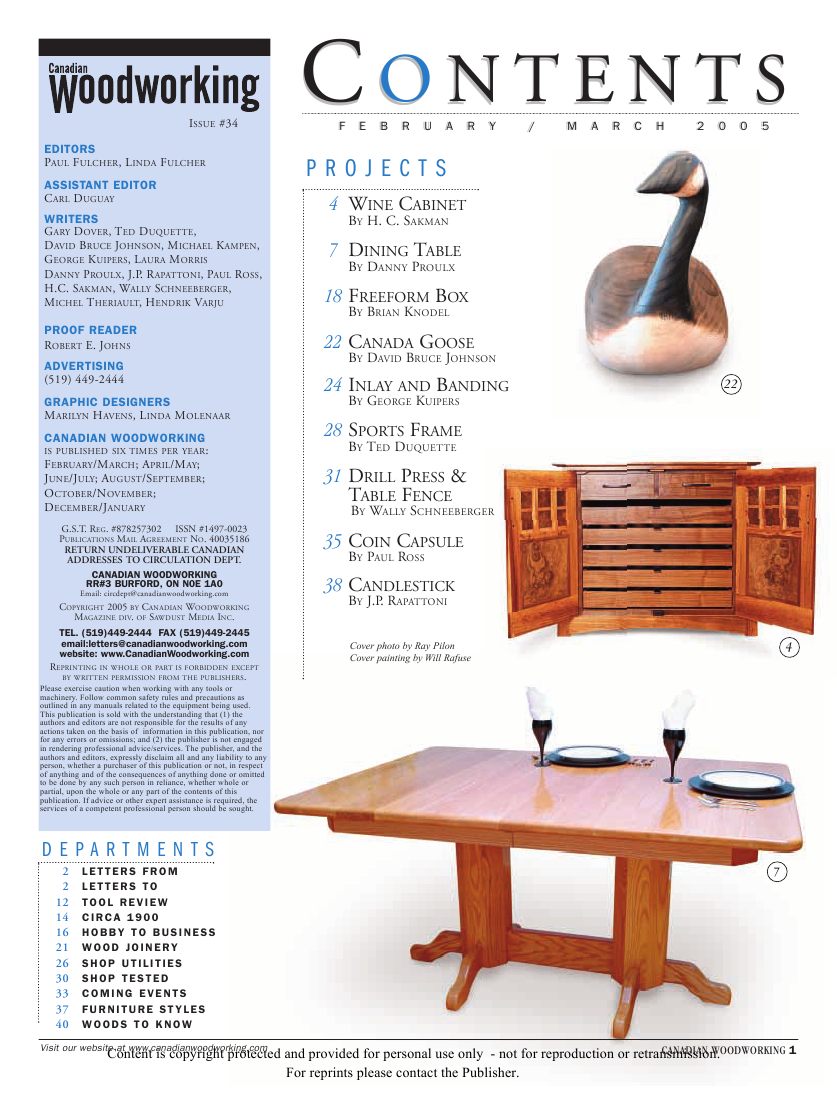 canadian woodworking第034期