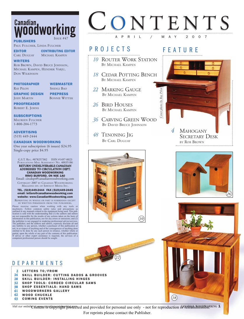 canadian woodworking第047期