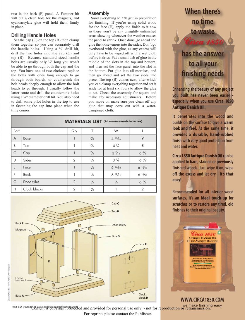 canadian woodworking第060期