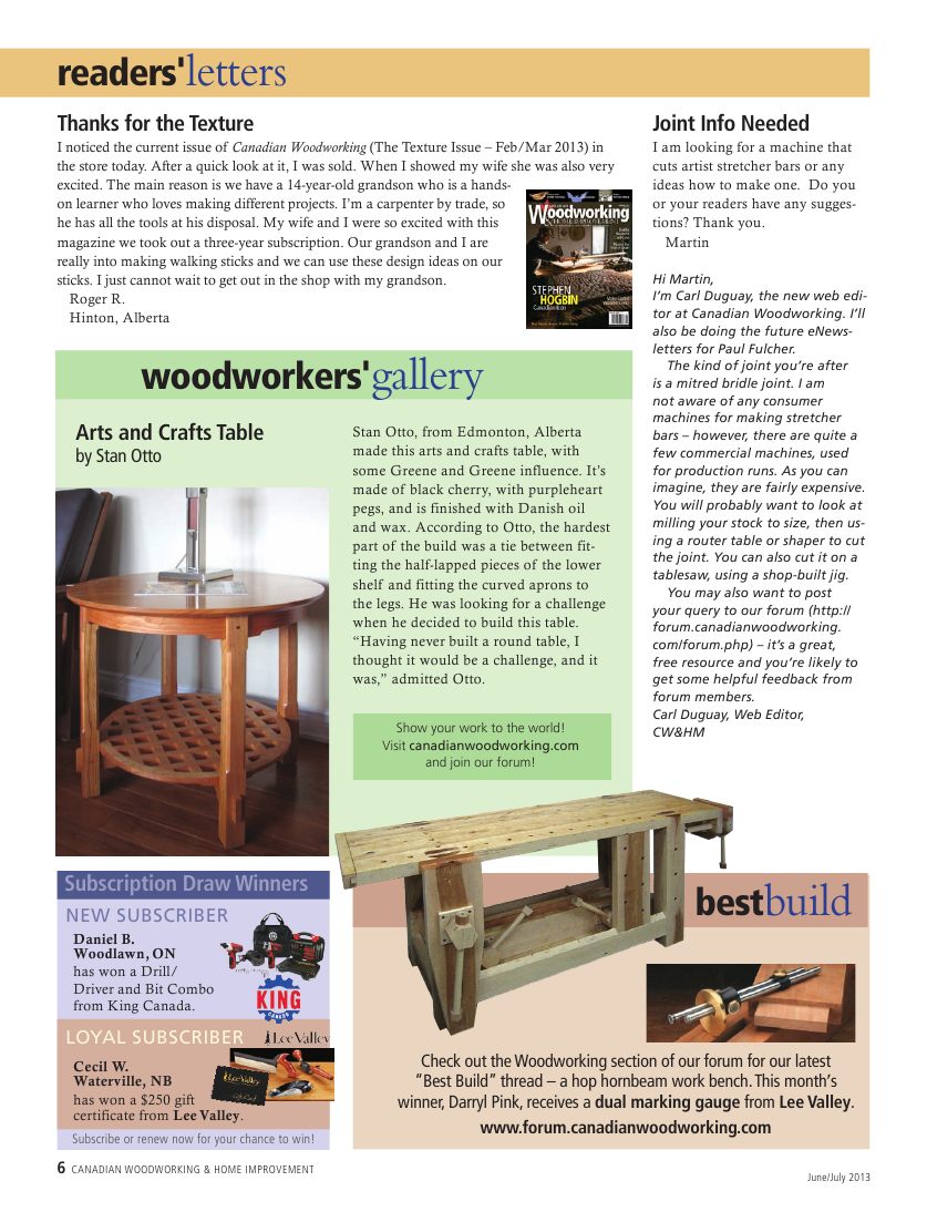 canadian woodworking第084期