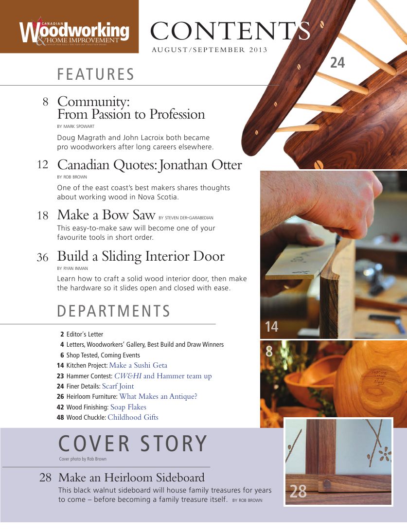 canadian woodworking第085期