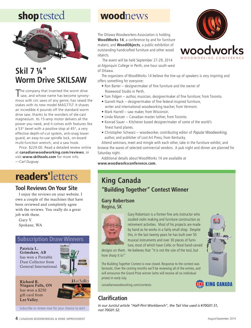 canadian woodworking第091期