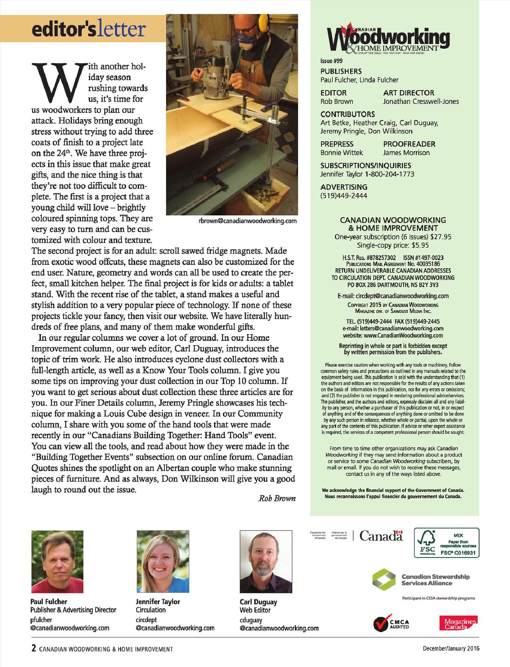 canadian woodworking第099期