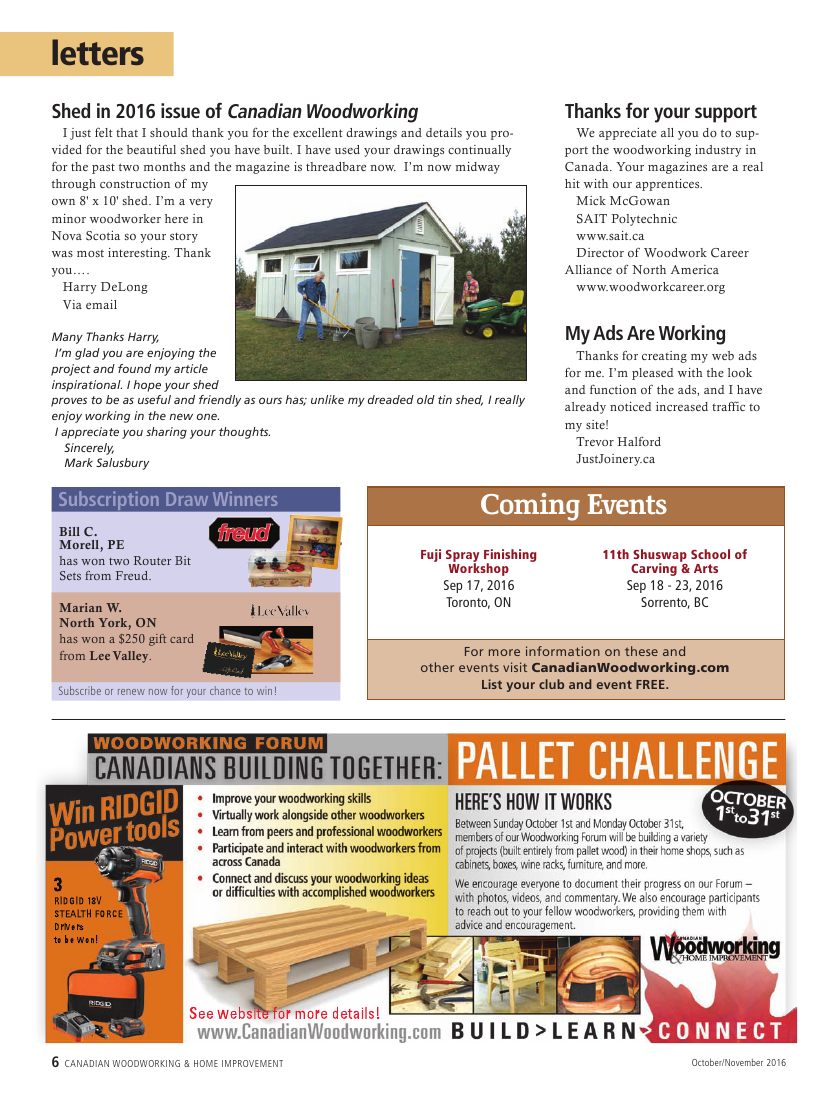 canadian woodworking第104期