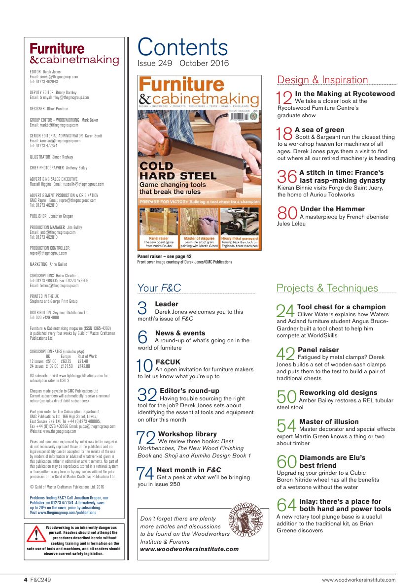 furniture cabinetmaking第249期