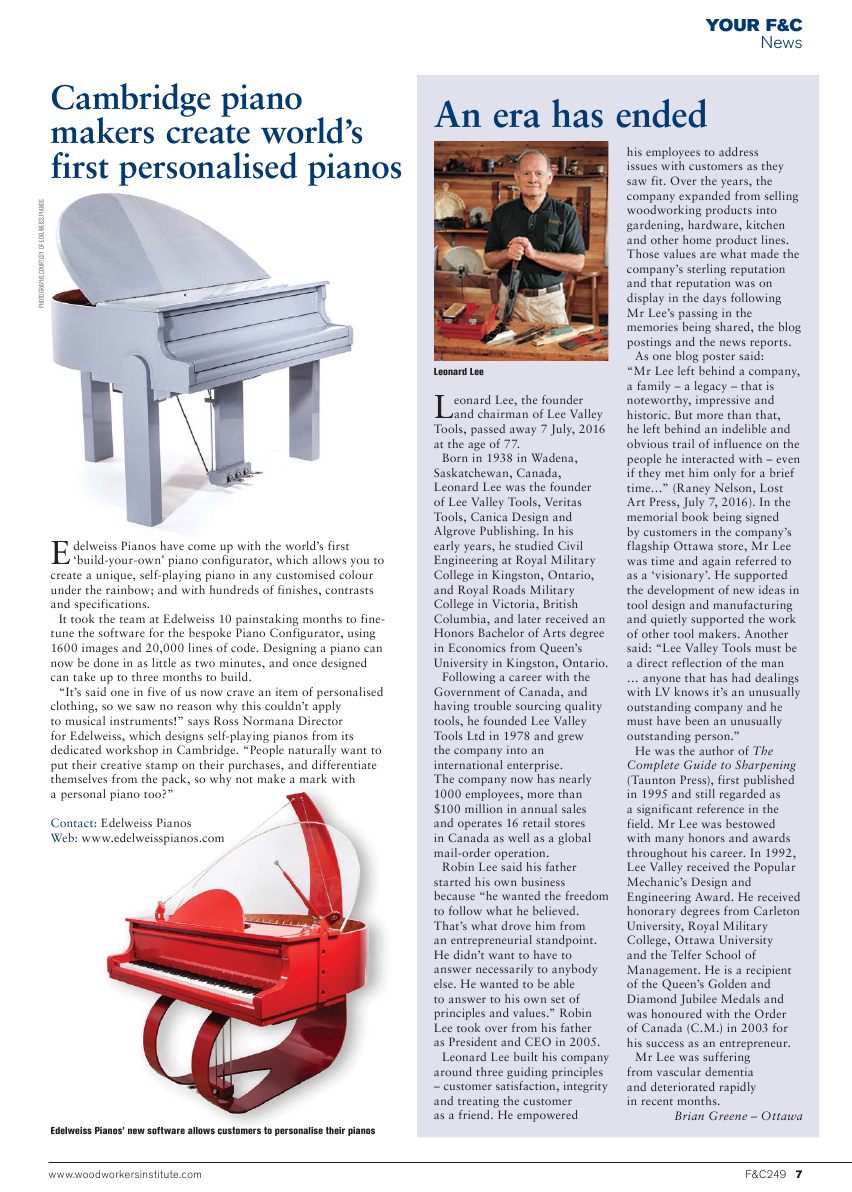 furniture cabinetmaking第249期